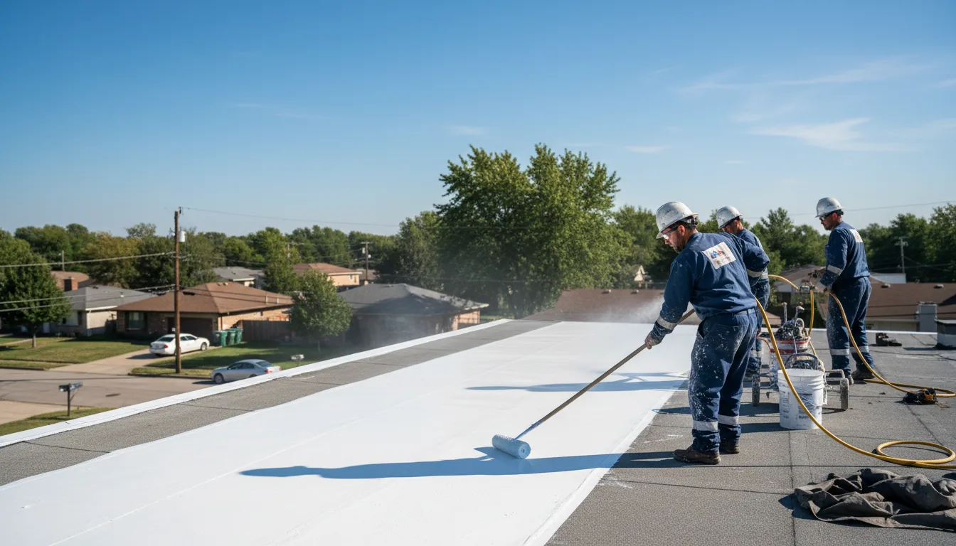 Commercial roof coating in Savannah, MO near me
